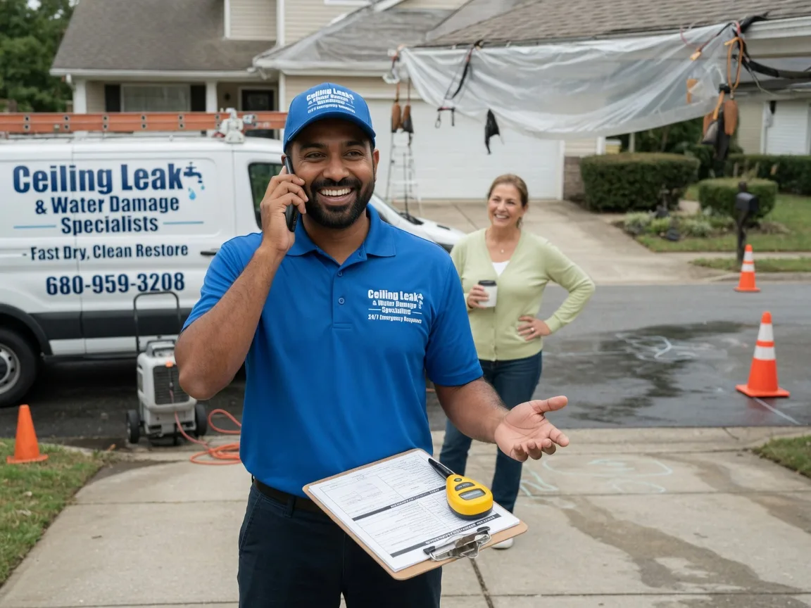 Ceiling Leak Cleanup Conception, MO FAQs